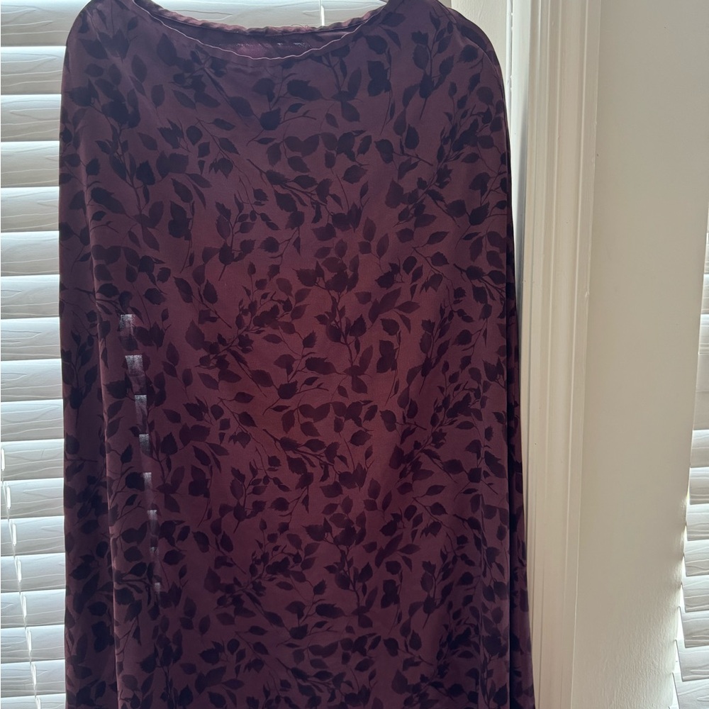 Purple Leaf Pattern skirt